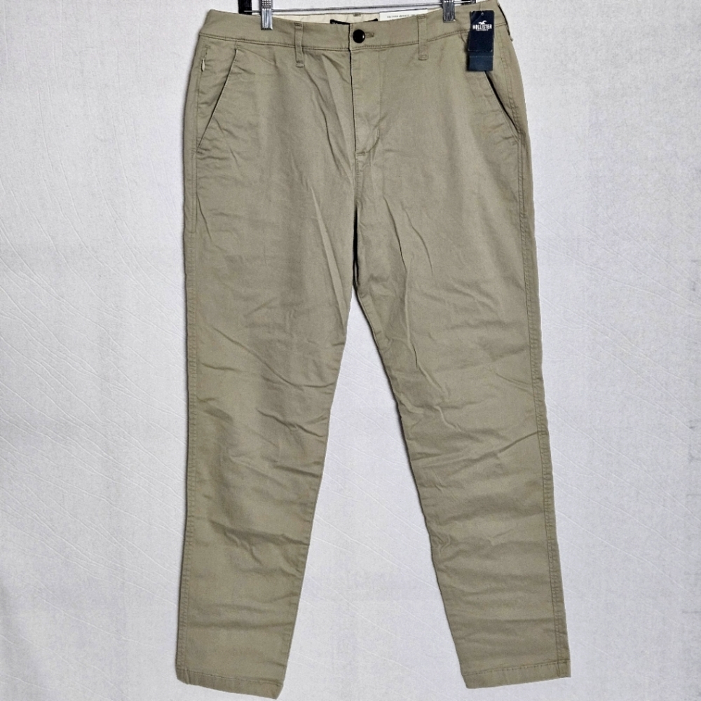 Men's Hollister Advanced Stretch Athletic Skinny Chino Pants 34x34 NWT